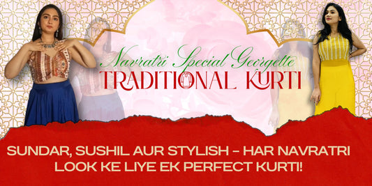 navratri embroidered kurti