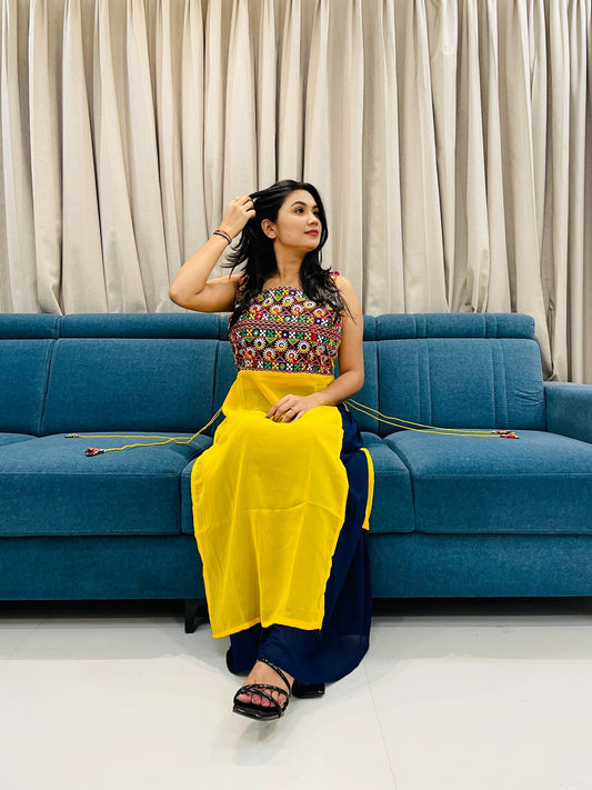 Navratri Special Traditional Georgette Kurti for Women