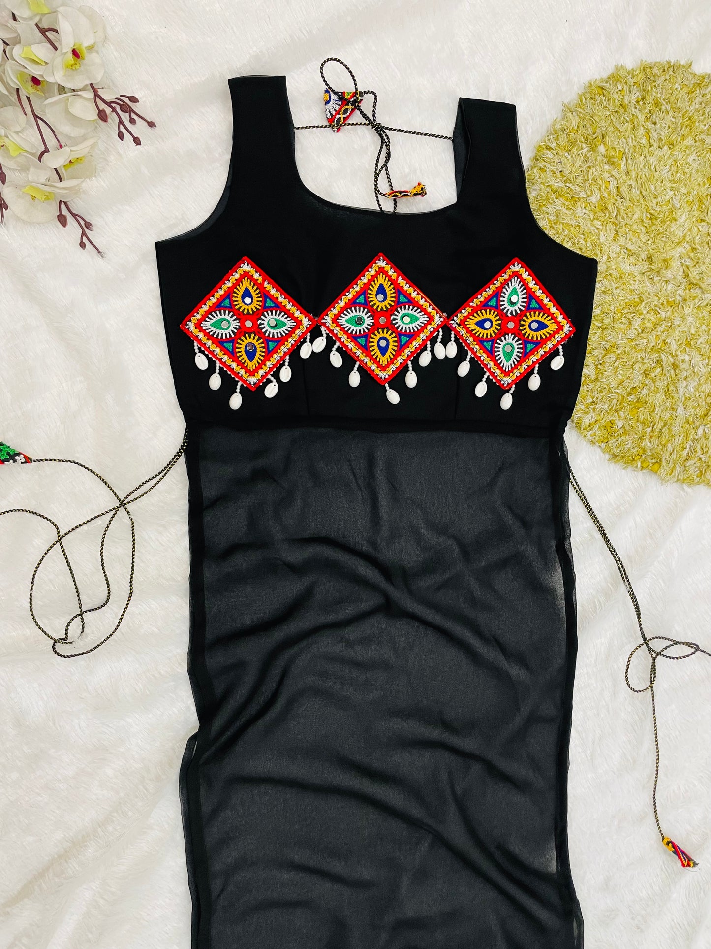 Noir Kutchi Elegance Dress