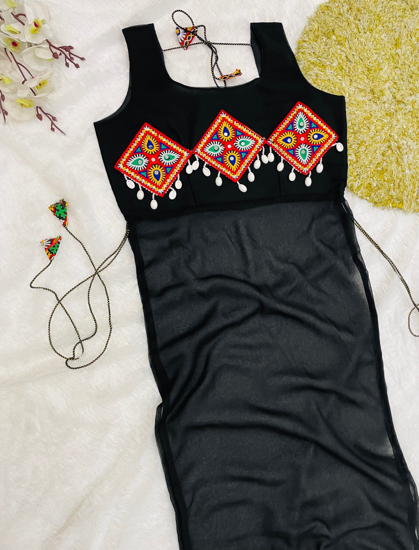 Noir Kutchi Elegance Dress