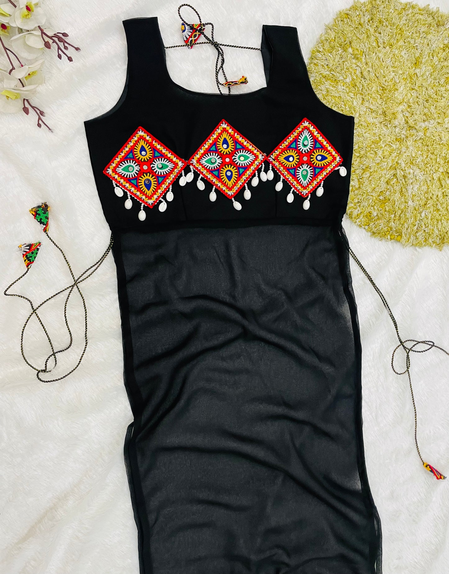 Noir Kutchi Elegance Dress
