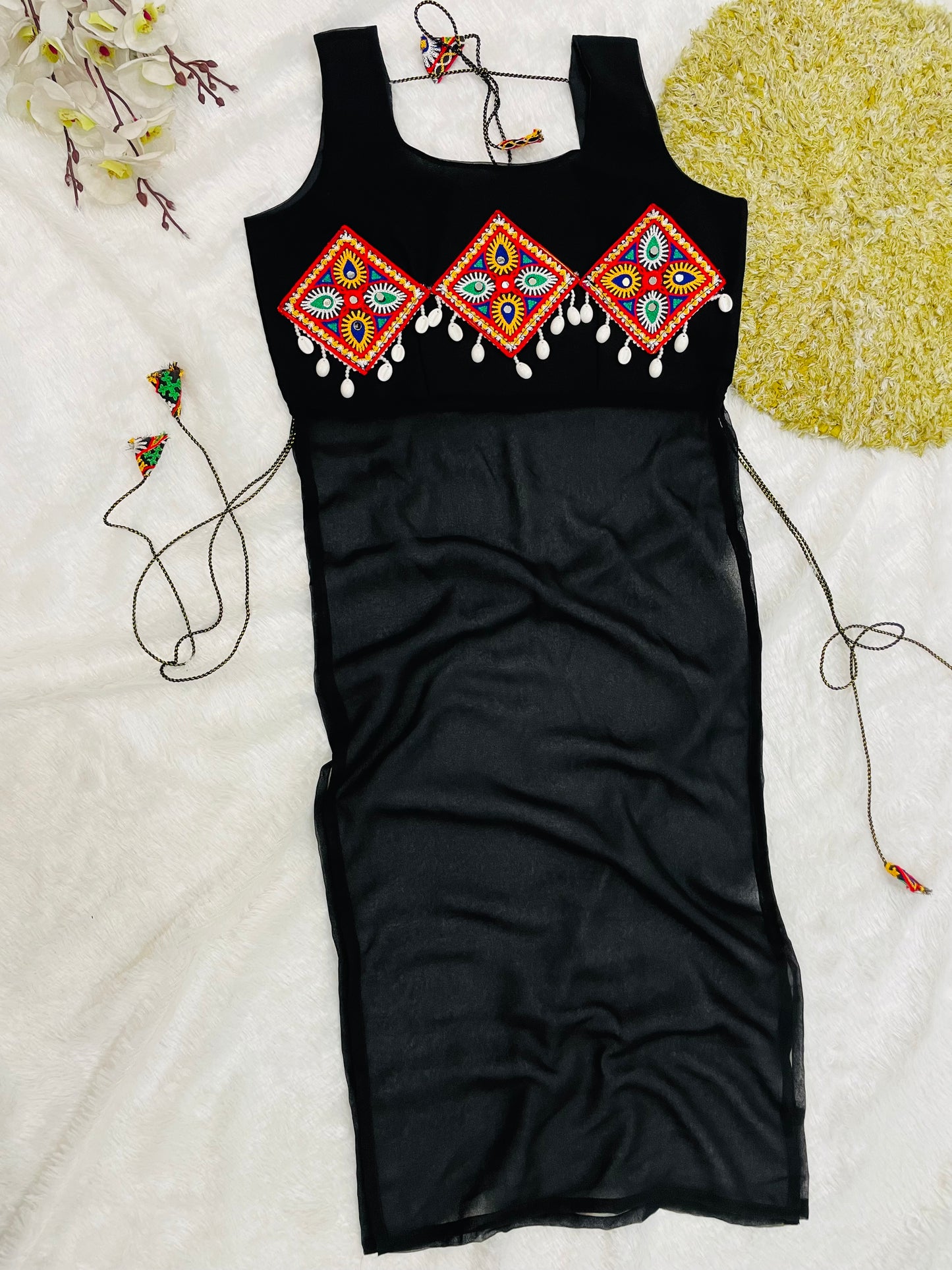 Noir Kutchi Elegance Dress