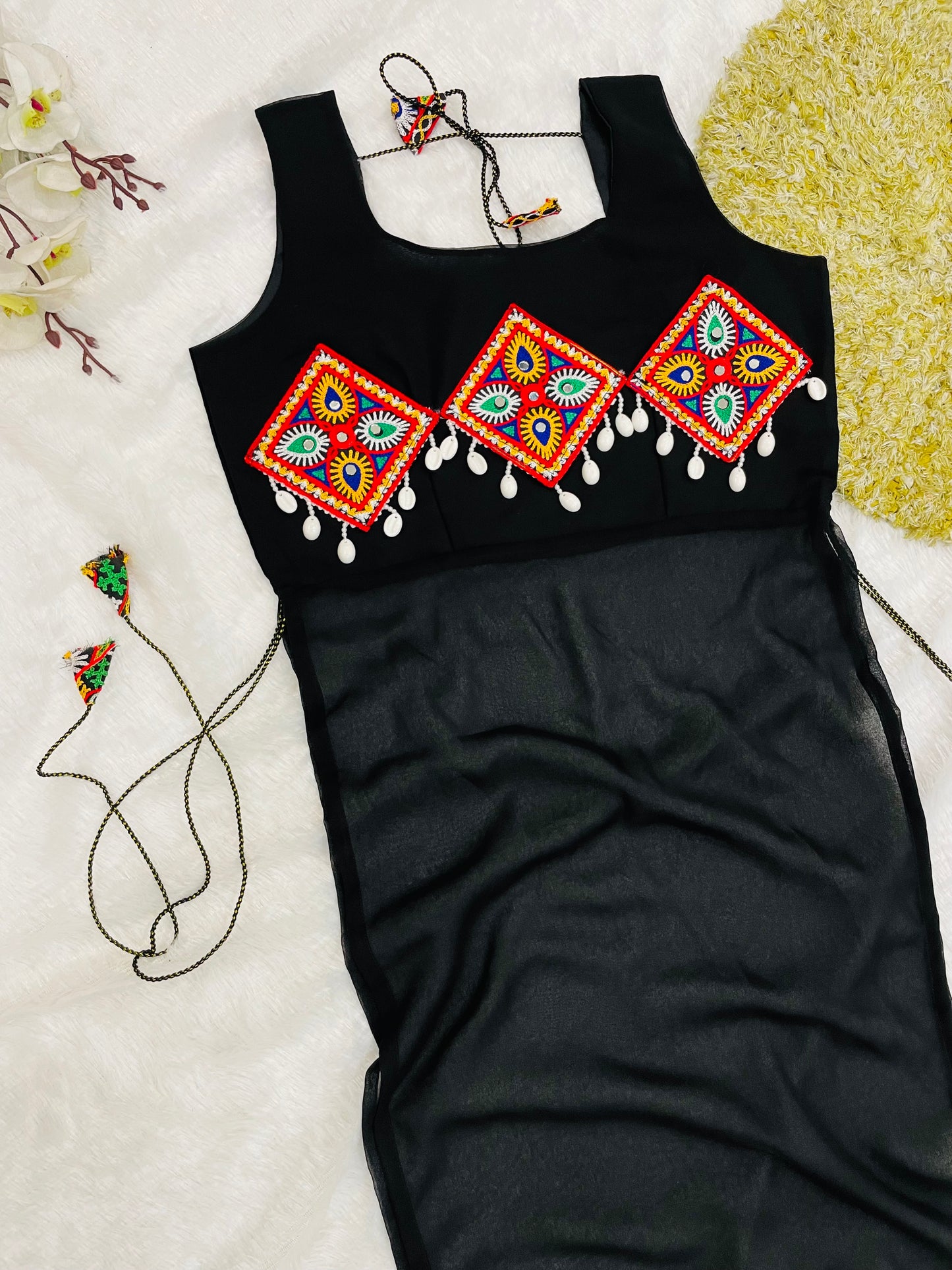 Noir Kutchi Elegance Dress