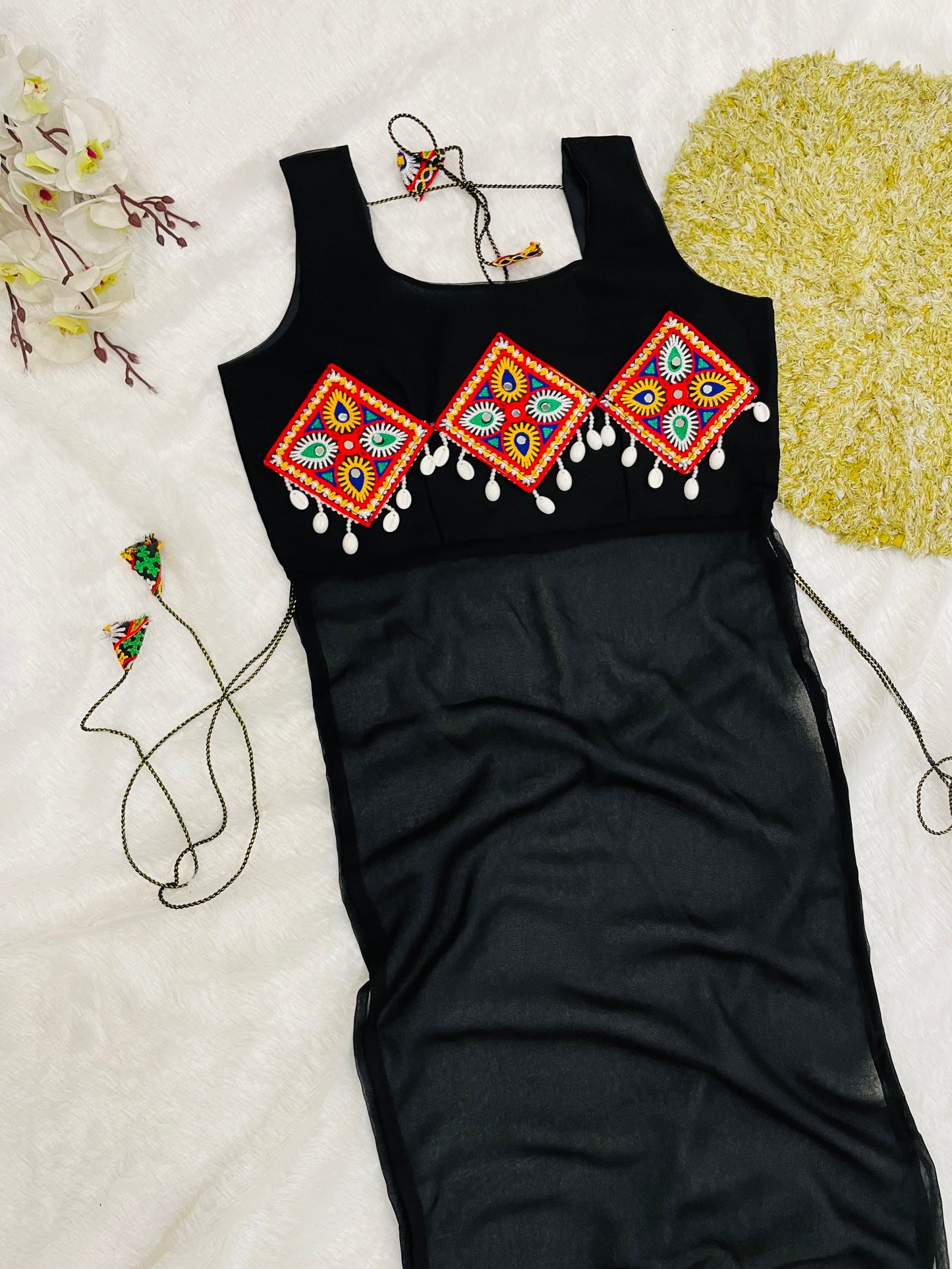 Noir Kutchi Elegance Dress