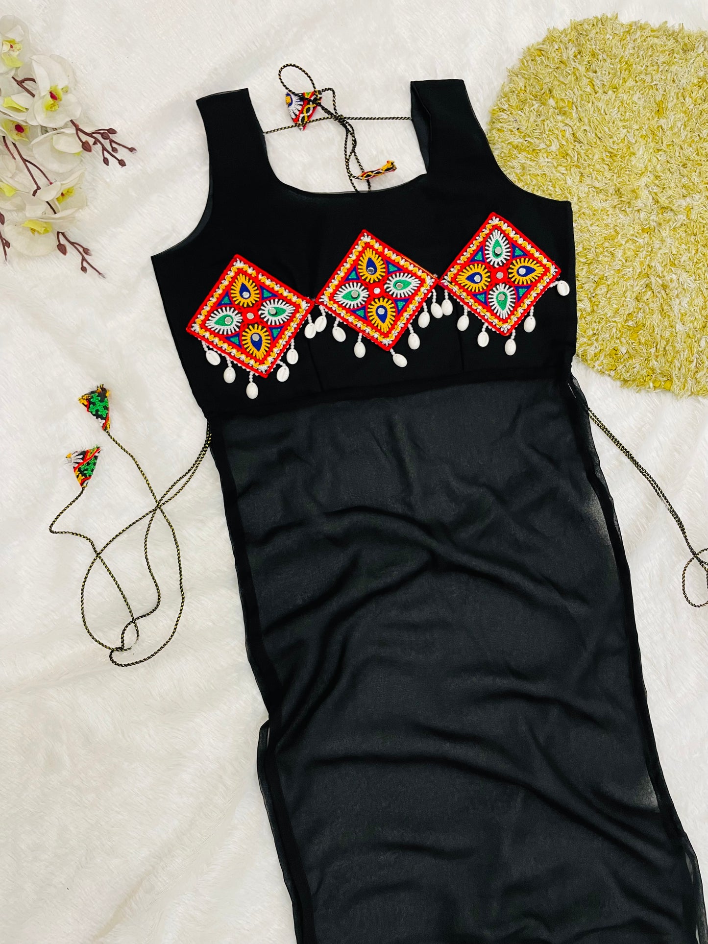 Noir Kutchi Elegance Dress