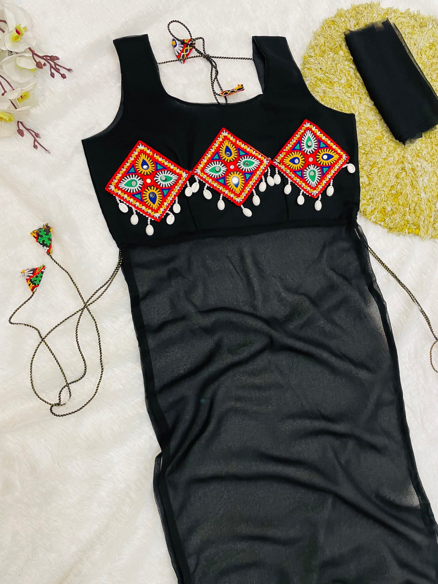 Noir Kutchi Elegance Dress