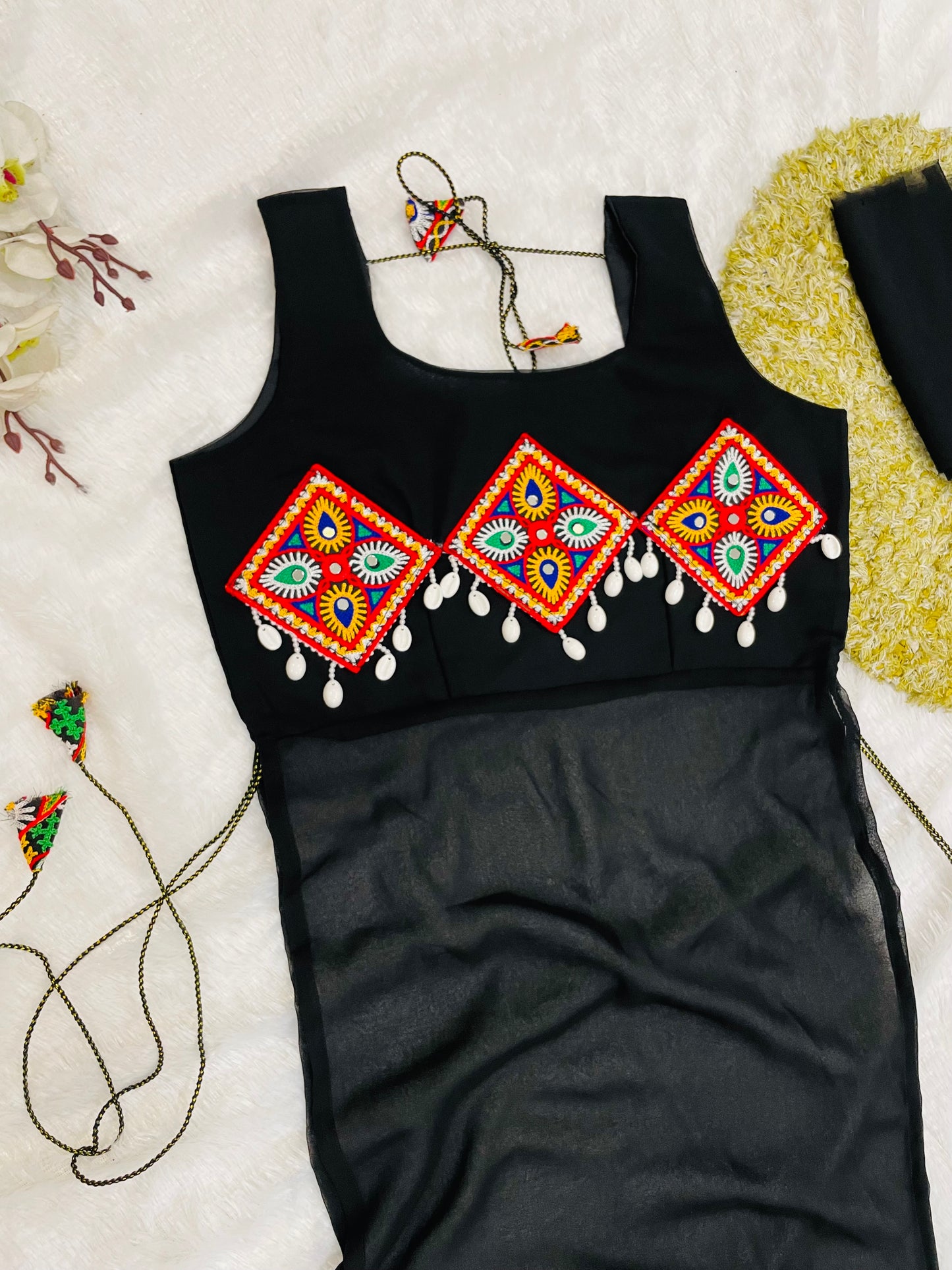 Noir Kutchi Elegance Dress