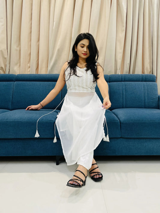 Navratri Special Traditional Georgette Kurti