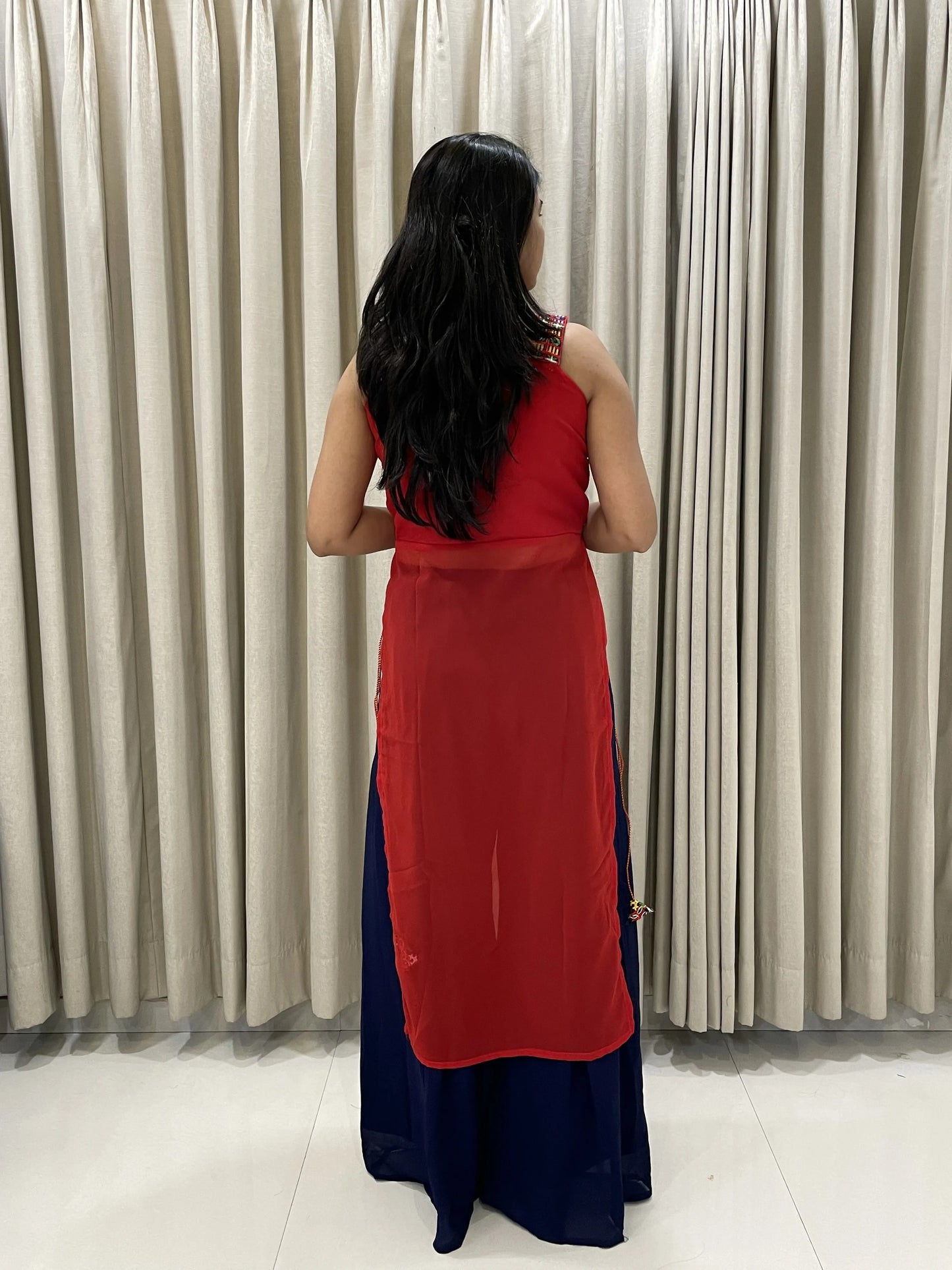 Navratri Special Embroidered Georgette Kurti for Women