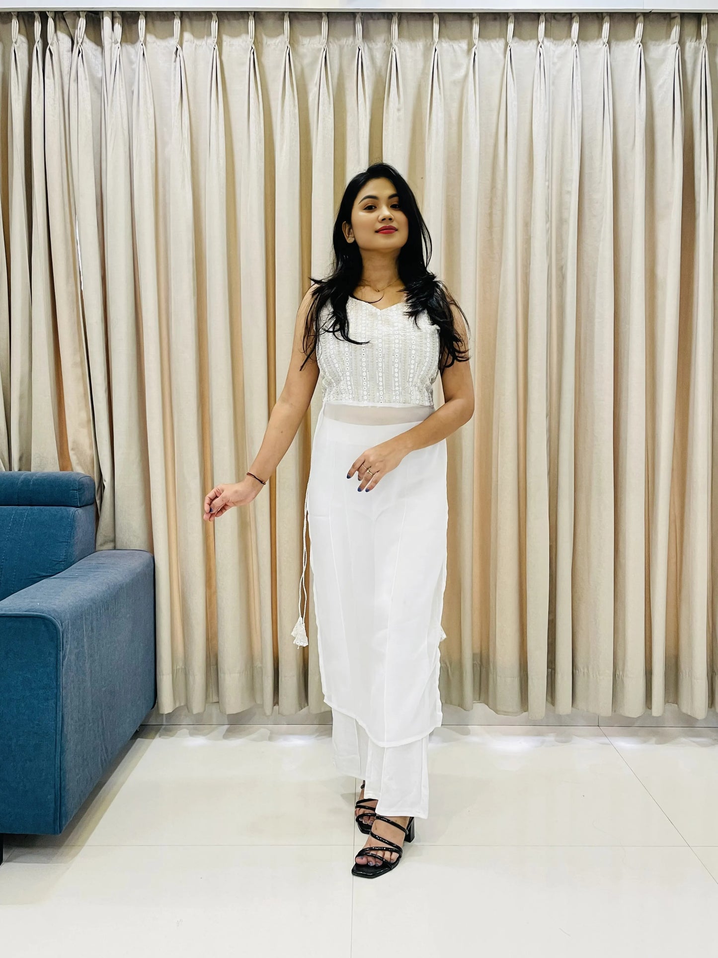 Navratri Special Traditional Georgette Kurti
