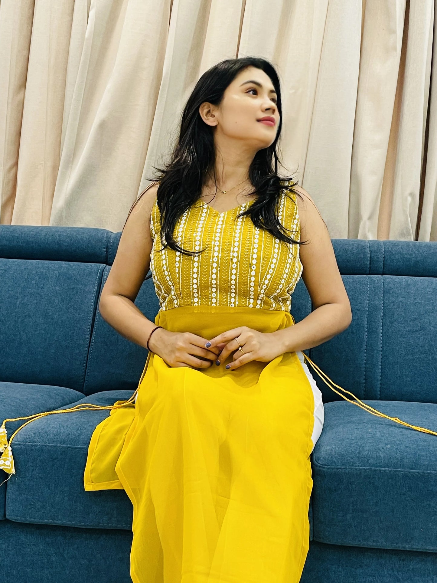 Navratri Special Traditional Georgette Kurti