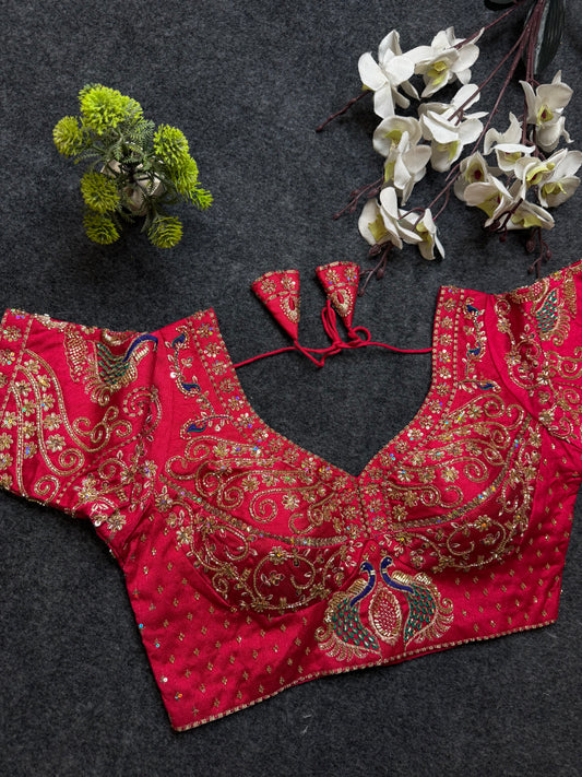 Pink Bridal Blouse