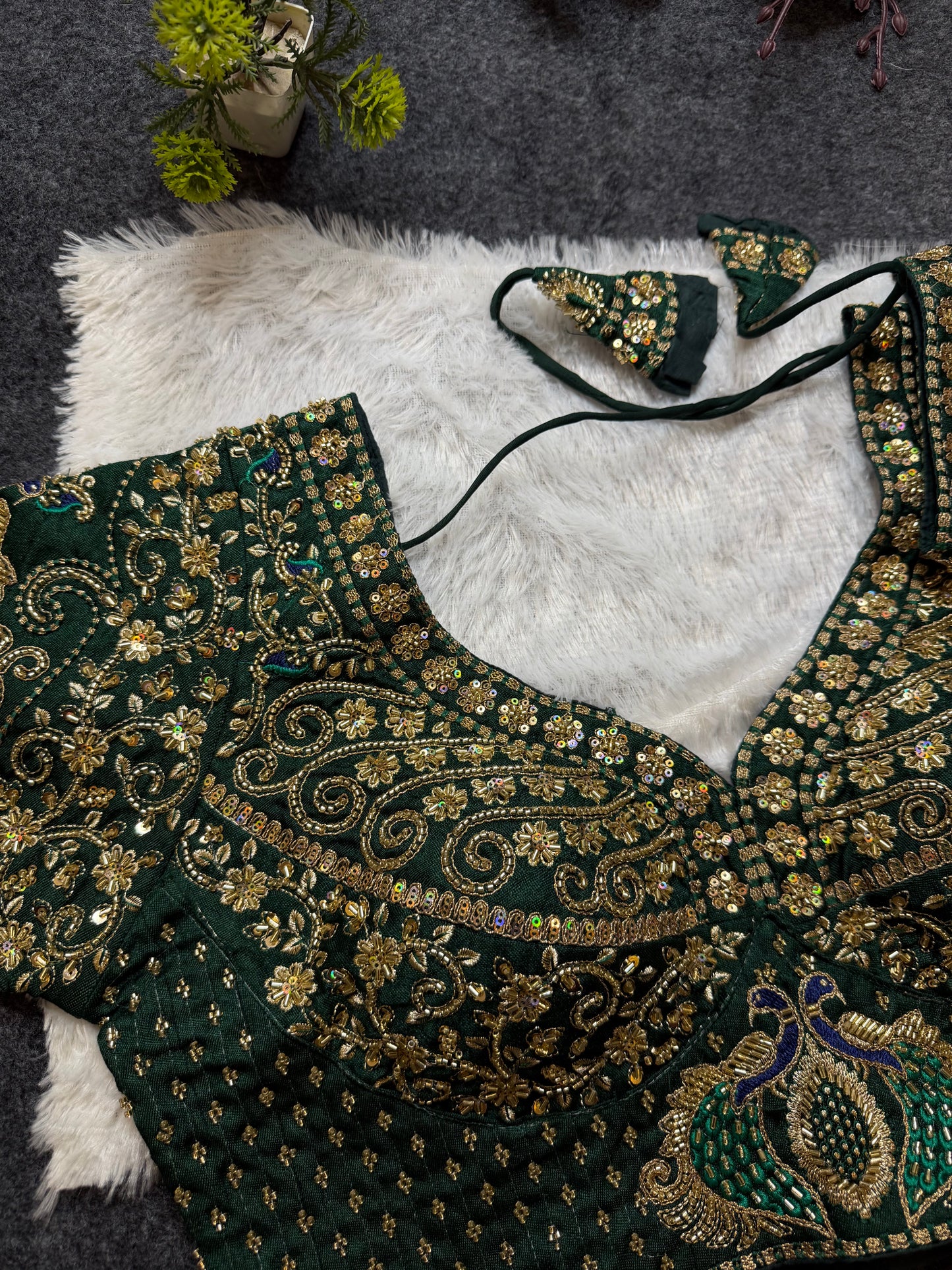 Wedding Green Blouse