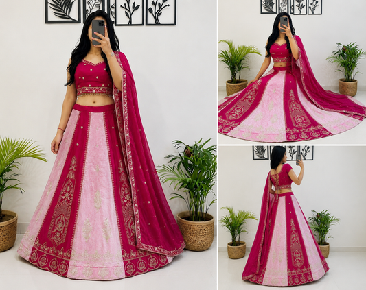 Pink Wedding Lehenga