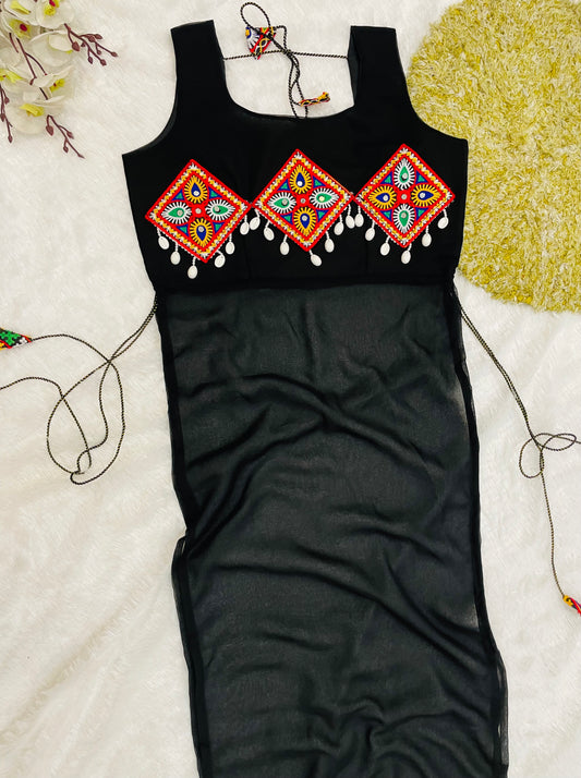 Noir Kutchi Elegance Dress