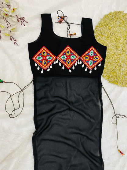 Noir Kutchi Elegance Dress