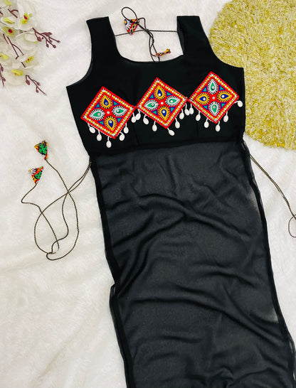 Noir Kutchi Elegance Dress
