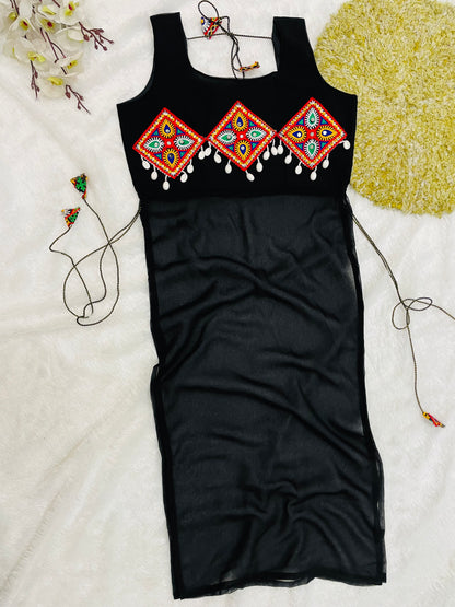 Noir Kutchi Elegance Dress