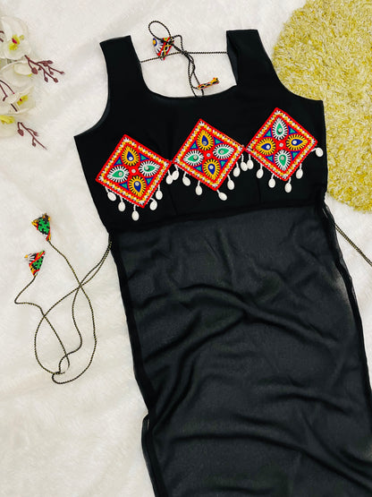 Noir Kutchi Elegance Dress