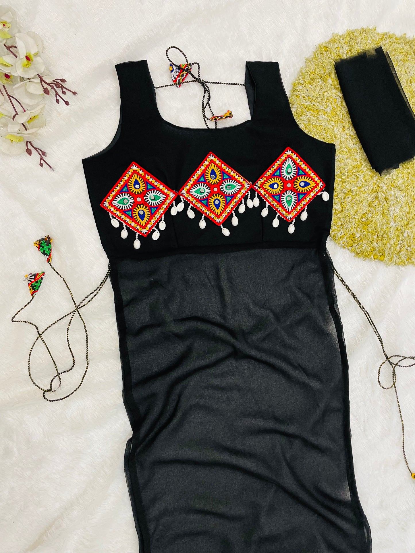 Noir Kutchi Elegance Dress