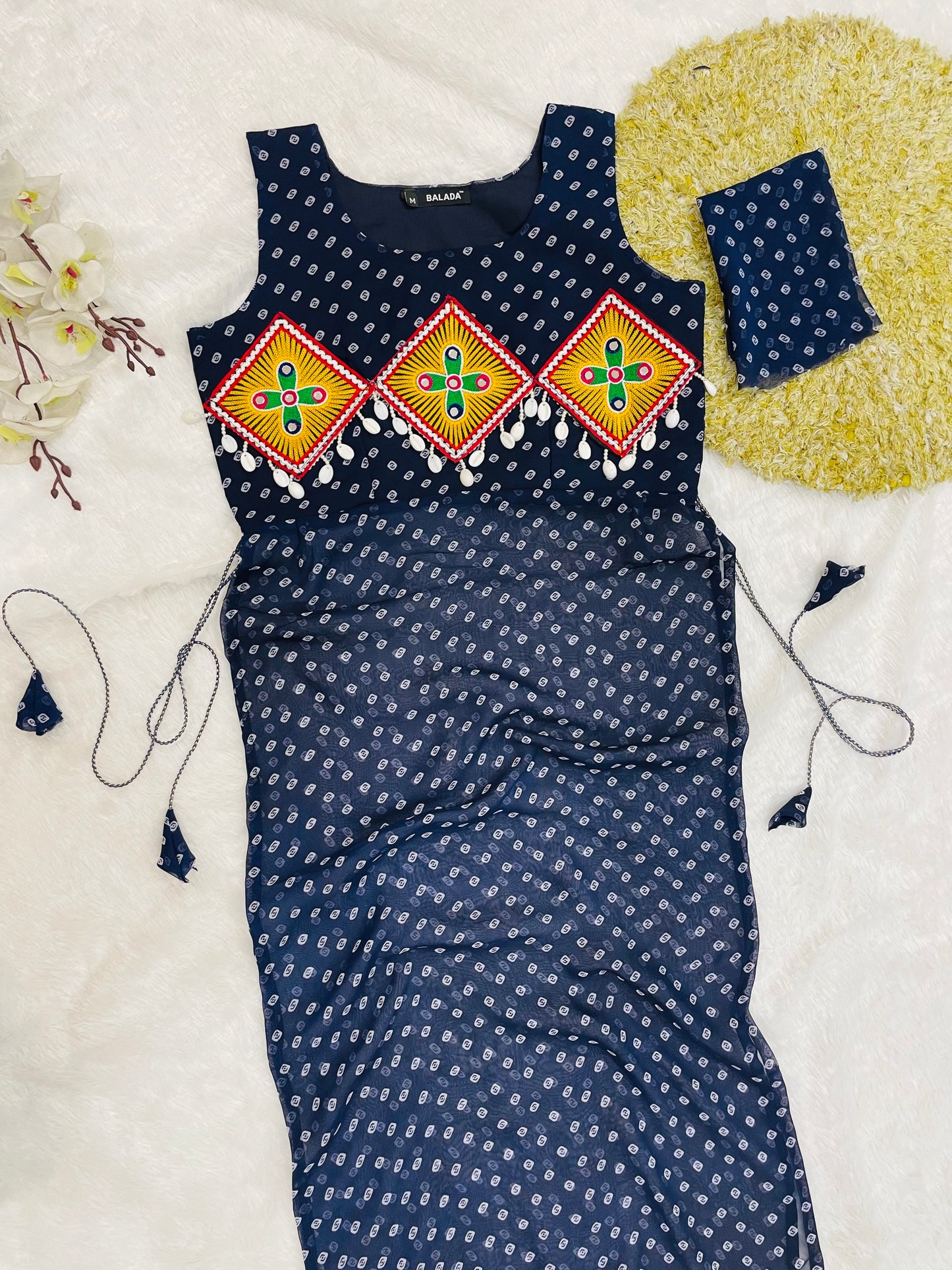 Embroidered Festival Kurti – Elegant Straight Fit
