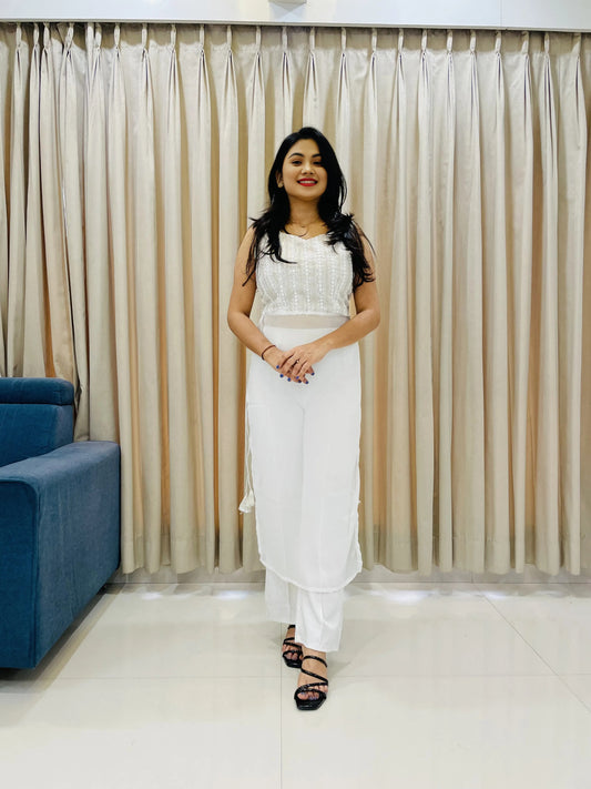 Navratri Special Traditional Georgette Kurti
