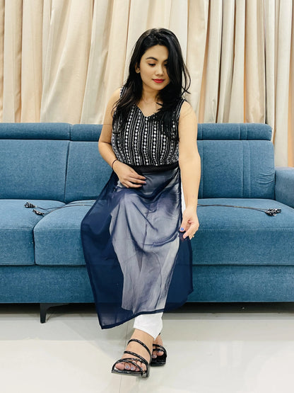 Navratri Special Traditional Georgette Kurti