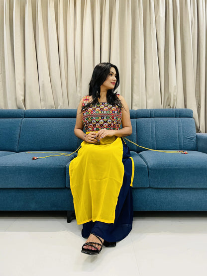 Navratri Special Traditional Georgette Kurti for Women