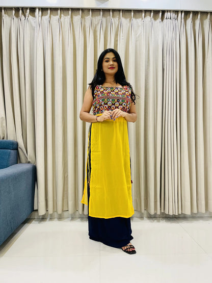 Navratri Special Traditional Georgette Kurti for Women