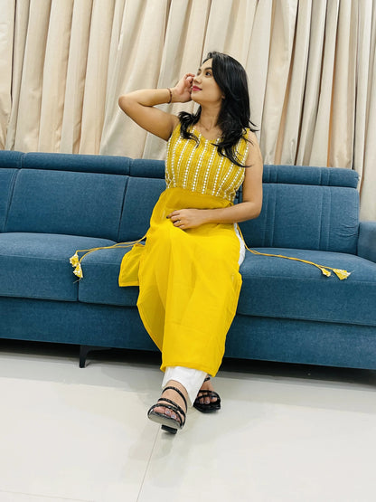 Navratri Special Traditional Georgette Kurti