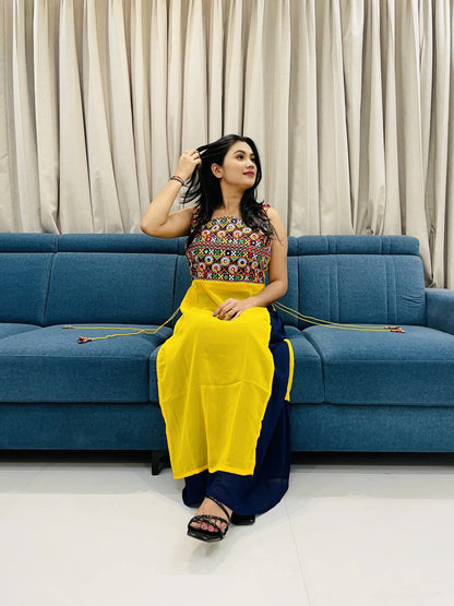 Navratri Special Traditional Georgette Kurti for Women