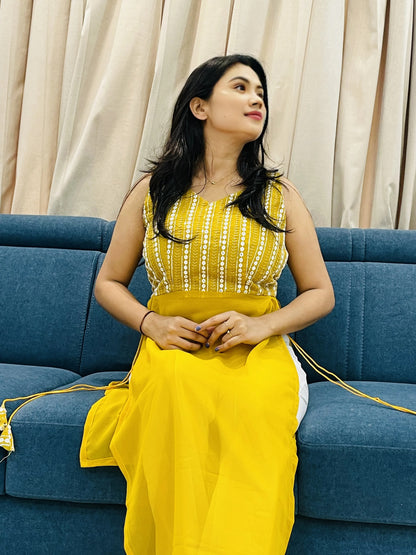 Navratri Special Traditional Georgette Kurti