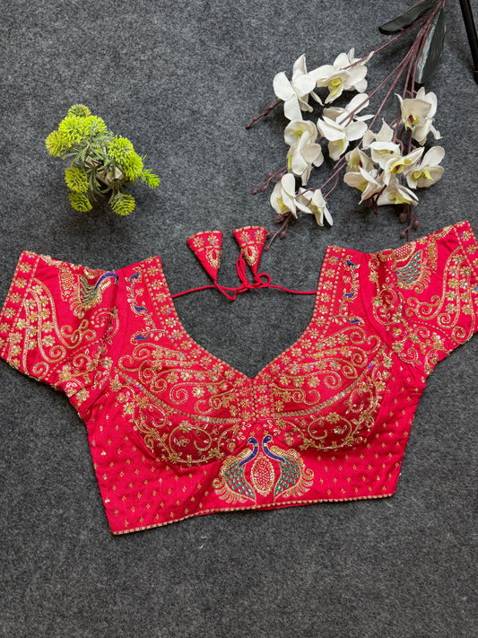 Pink Bridal Blouse