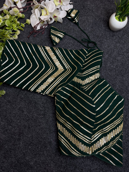 Bottle Green Blouse