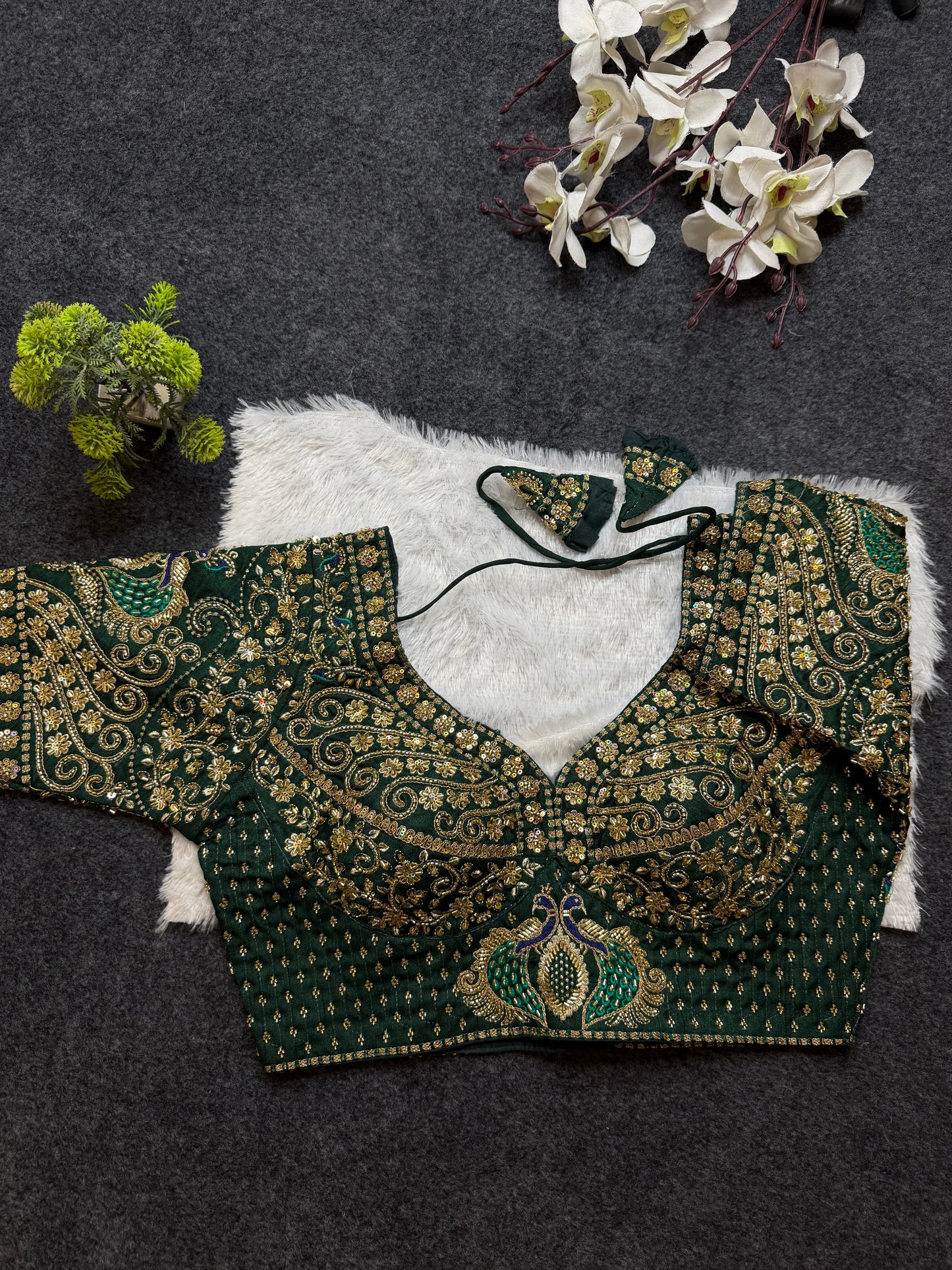 Wedding Green Blouse