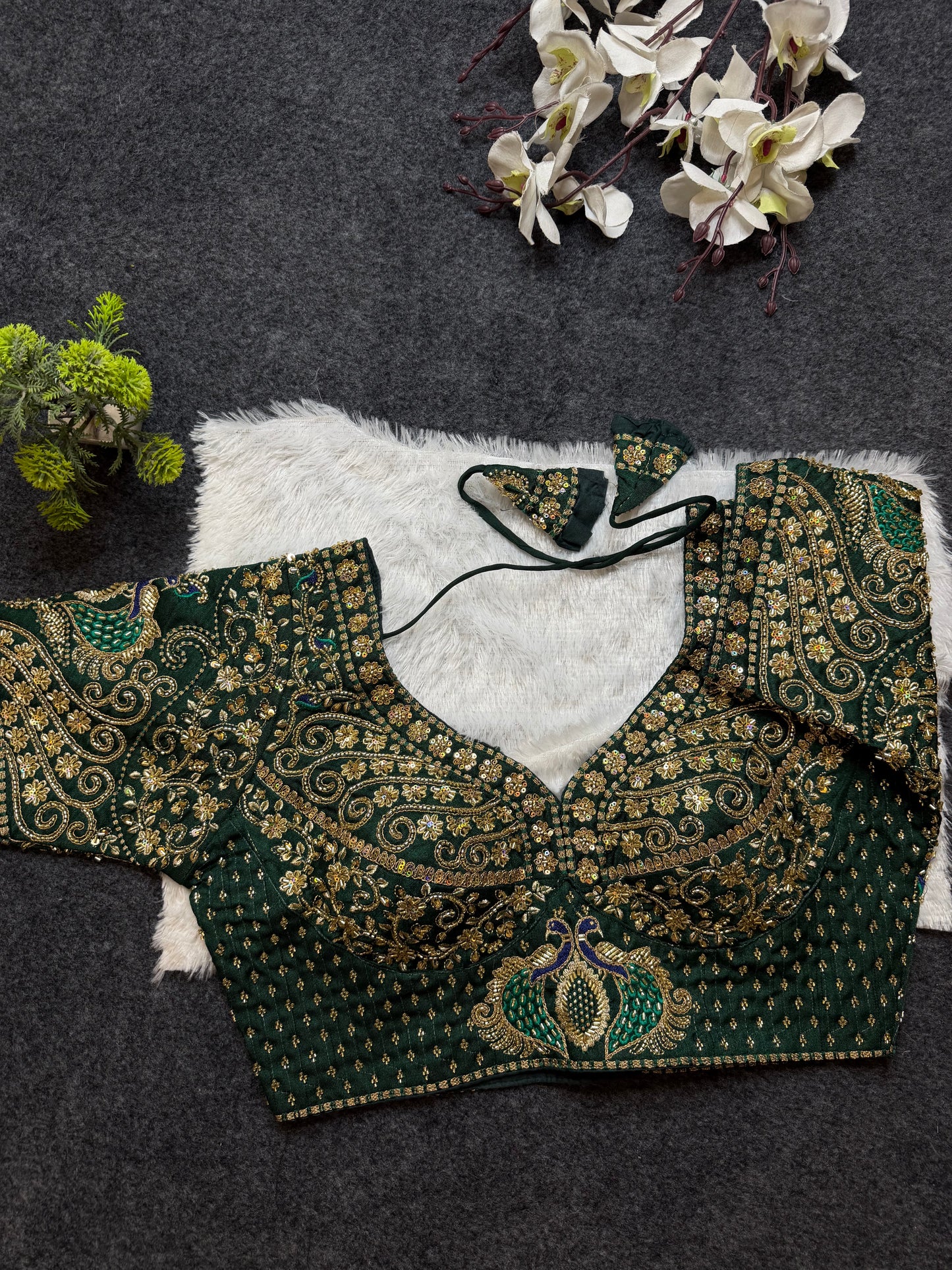 Wedding Green Blouse