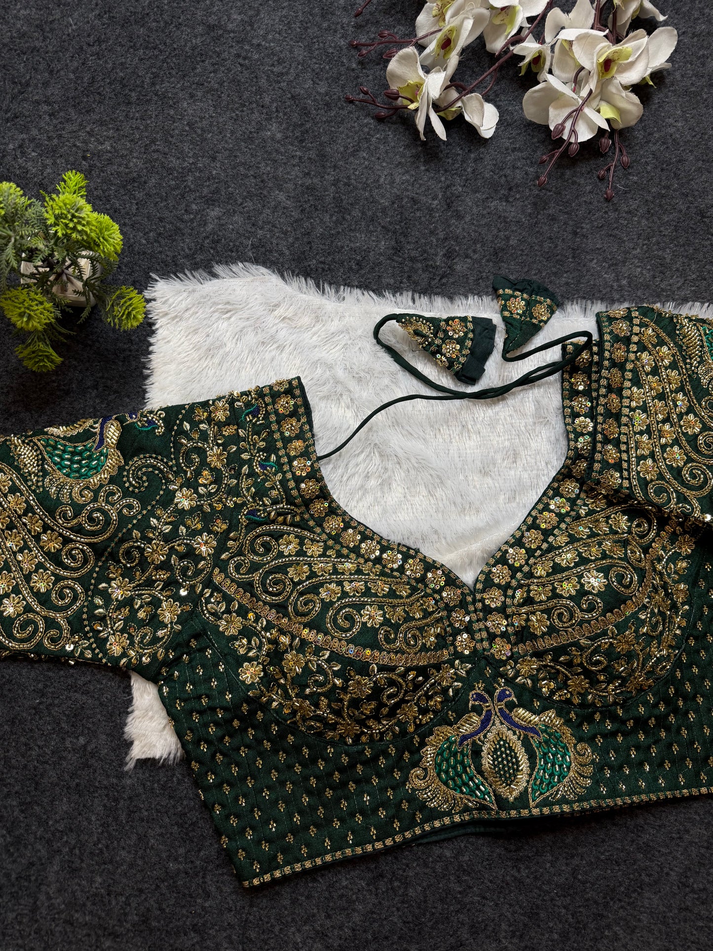 Wedding Green Blouse