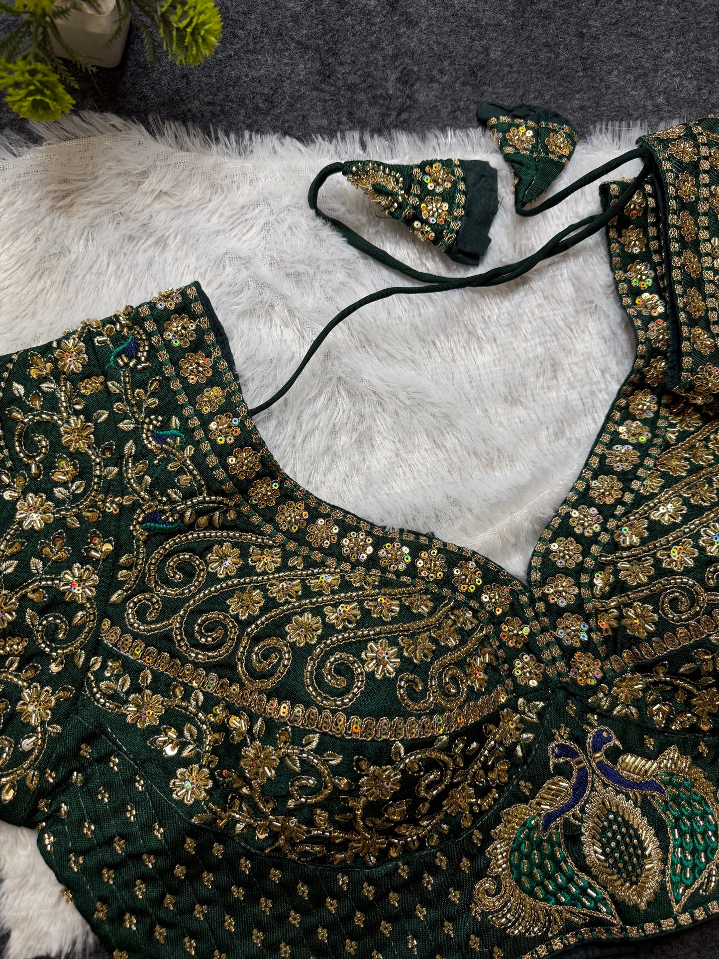 Wedding Green Blouse