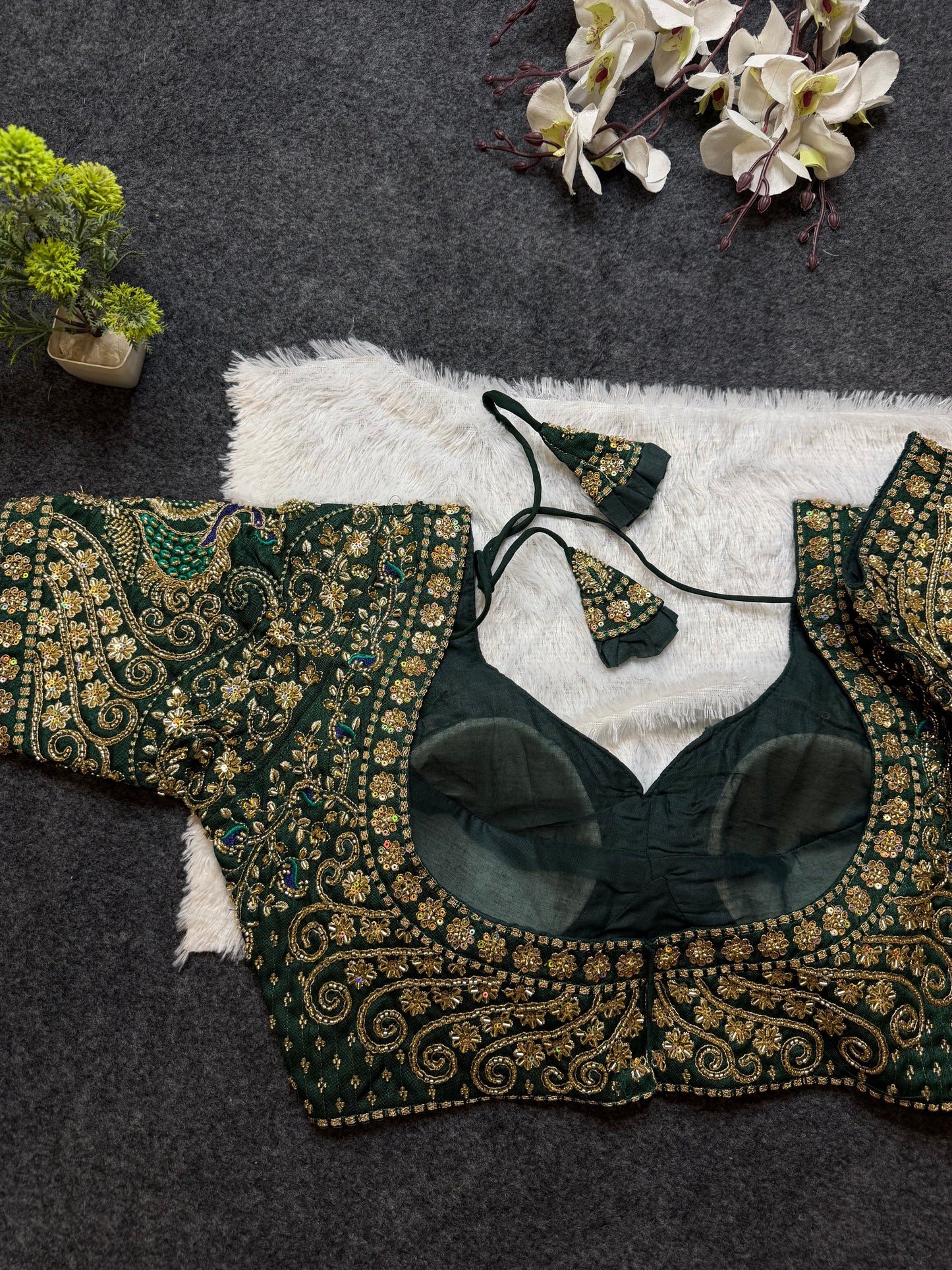 Wedding Green Blouse
