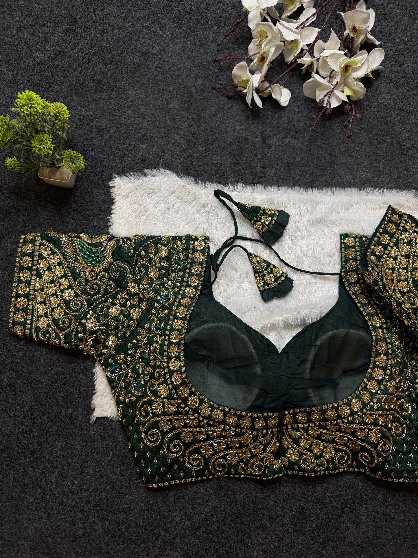 Wedding Green Blouse