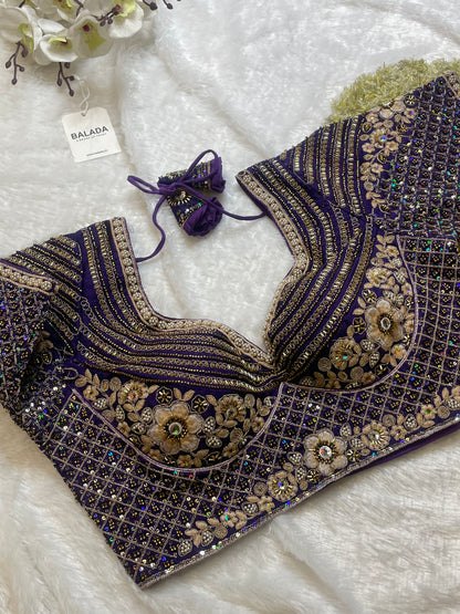 Premium Purple Blouse