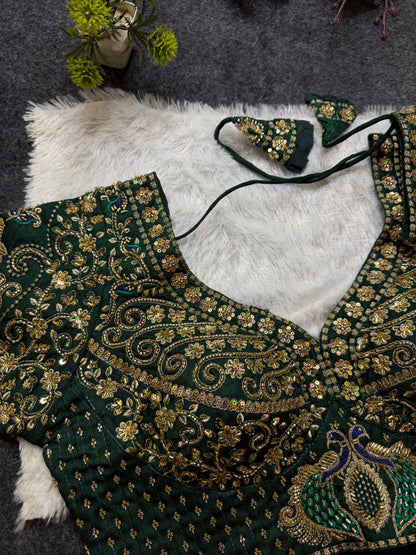 Wedding Green Blouse