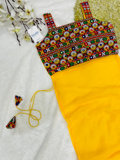 Trendy Traditional Mirrorwork Kurti – Premium Ethnic Wear