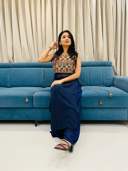Navratri Special Traditional Georgette Kurti for Women